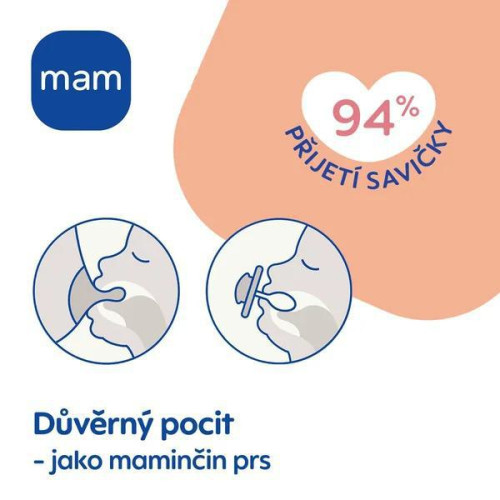 Dudlík Air silikon 0 m+ MAM