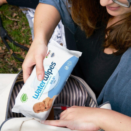 9x WATERWIPES 100% BIO odbouratené ubrousky 60 ks