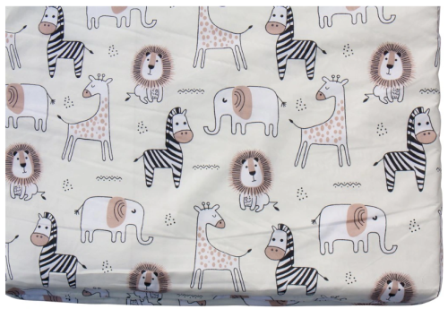 Matrace do postýlky Scarlett Zebra 120 x 60 x 5,2 cm - béžová