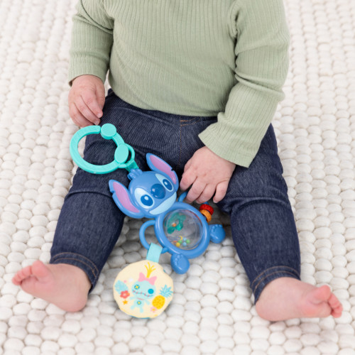 Hračka na C kroužku senzorická Stitch Tummy Tumble™ 0 m+ Bright Starts