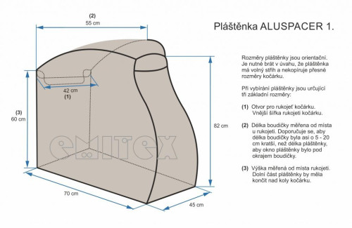 Pláštěnka Aluspacer I Emitex