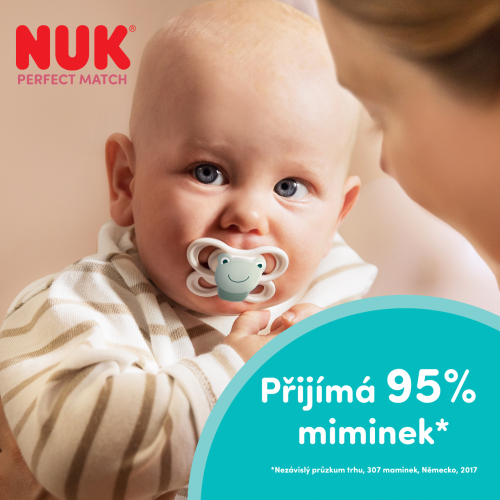 Dudlík Perfect Match Air Fox/Bear 0-2 m 2 ks box Nuk