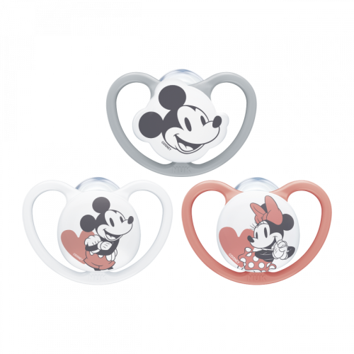 Silikonové šidítko Dudlík Space Disney Mickey Mouse Vel. 6-18 m Nuk