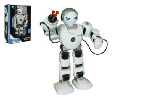 Robot RC FOBOS Bojovník chodící na baterie a USB připojení