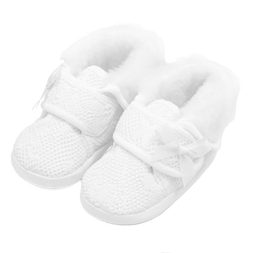 Kojenecké zimní capáčky ke křtu New Baby holka