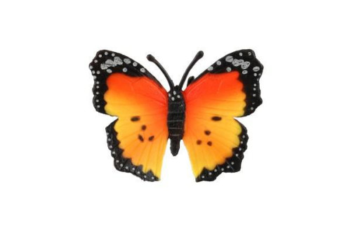 Motýl Monarcha africký (babočka) zooted plast 7 cm