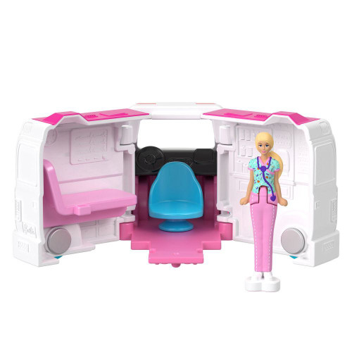 Mini Barbieland dopravní prostředky - klinika na kolech