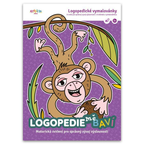 Pracovní sešit logopedické omalovánky - motorická cvičení