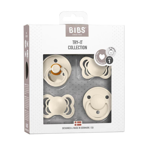 Dudlíky kaučuk/silikon Try it kolekce Vel. 0 - 6 m Bibs