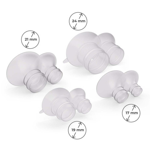 Odsávačka mateřského mléka Double Hands-free Gentle Flow Kinderkraft