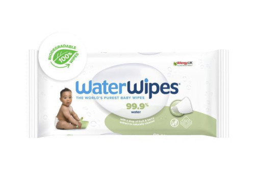 WATERWIPES Vlhčené ubrousky bez obsahu plastů Soapberry 60 ks