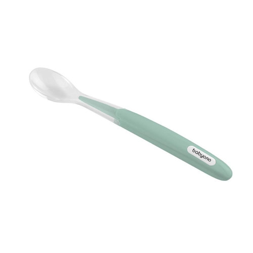 Lžička silikonová s měkkým koncem 6m+Baby Ono