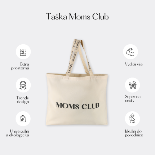 Mateřská maxi taška na rameno Moms Club Moniel