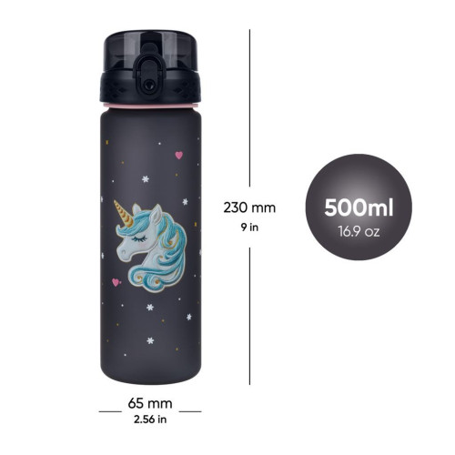 Tritanová láhev na pití Unicorn Gold 500 ml Baagl