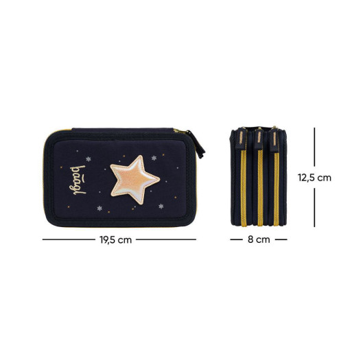 Školní penál třípatrový Unicorn Gold Baagl