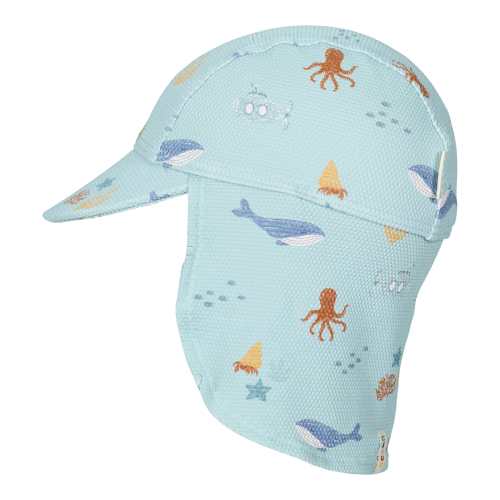 Plážová kšiltovka s ochranou krku Ocean Friends Little Dutch