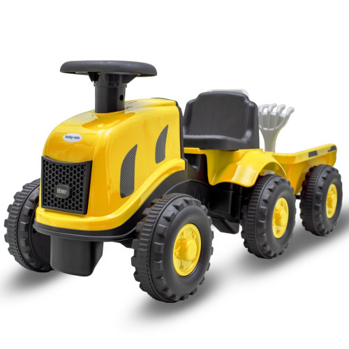 Dětské odrážedlo traktor s vlečkou Benny Baby Mix