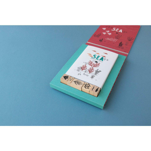 Londji Razítkovací set Calm Stamps - Sea