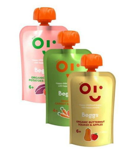 Beggs BIO Mix ovocno-zeleninových příkrmů (3× 120 g)
