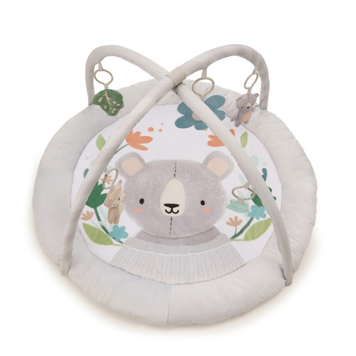 Deka hrací s hrazdičkou Cozyplay Light Grey Kinderkraft