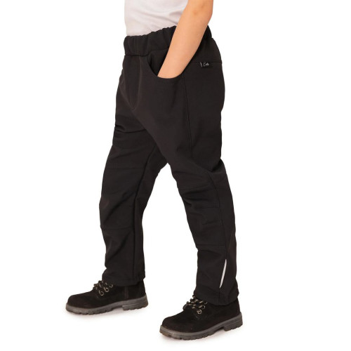 Dětské softshellové kalhoty DUO Black Esito černá