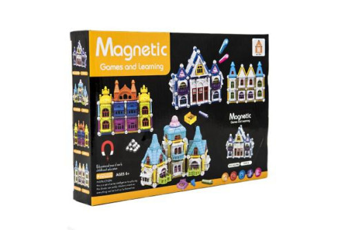 Magnetická stavebnice domeček 75 ks