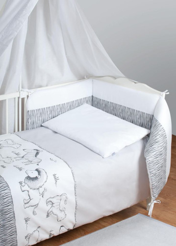 Dvoudílná sada ložního prádla Bianco Safari BabyMatex