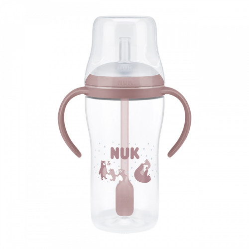 Kojenecká láhev Perfect Match na učení s brčkem Bear 260 ml NUK