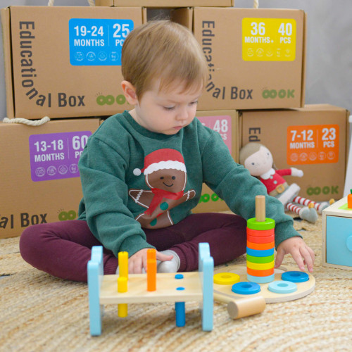 Edukační box Midi 13–18 měsíců 6 ks