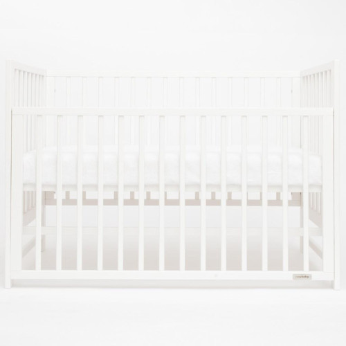 Dětská postýlka New Baby BASIC se stahovací bočnicí bílá