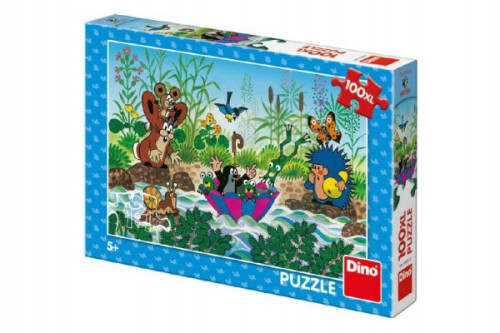 Puzzle Krtek Krtečkova plavba 100 dílků XL