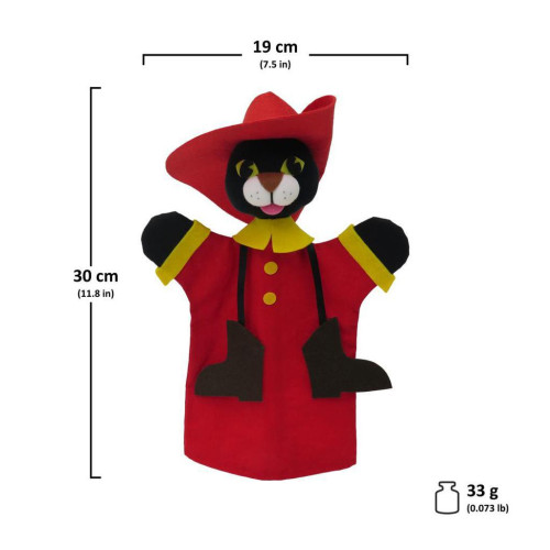Maňásek Kocour v botách 30 cm