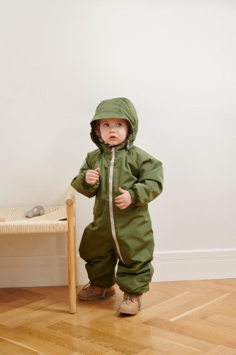 Zimní kombinéza One Color Green Lowland Leokid