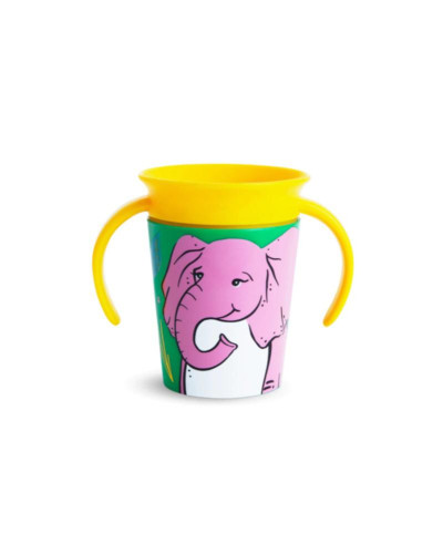 Munchkin - Juniorský hrneček WildLove 360° s oušky 177 ml
