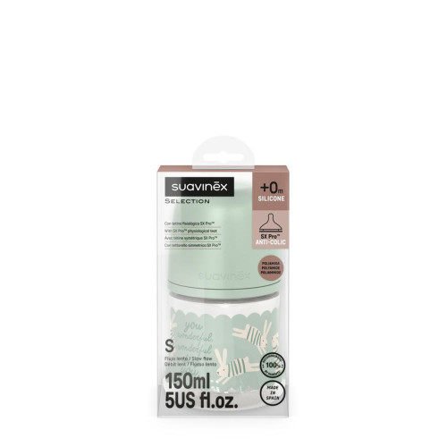 Kojenecká láhev Wonderland New 150 ml Fyziol průtok S Suavinex