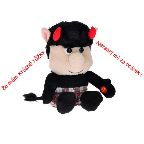 Čertík Rudla 20 cm mluvící