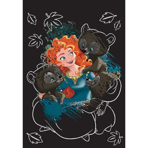 Vyškrabuj, objevuj, vybarvuj Disney Princezny