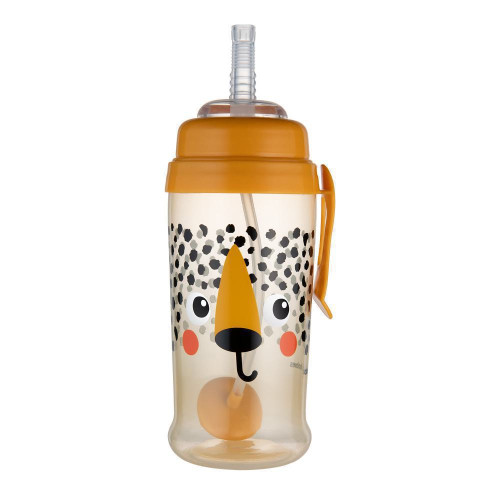 Lahev nevylévací sportovní se slámkou a závažím BabiesBoo 350 ml Canpol babies