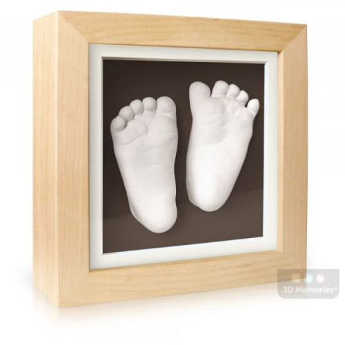 3D Memories odlévací sada baby pro 3D odlitek ručiček a nožiček - hluboký rámeček