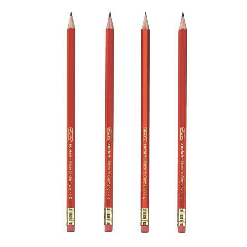 Herlitz - Tužka SCOLAIR 4 ks, HB, odolné proti lámání