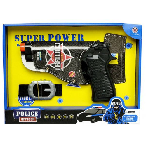 Policejní pistole s opaskem Plejo