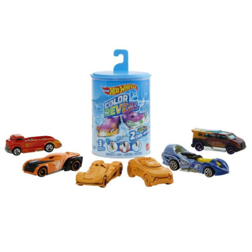 MATTEL HOT WHEELS Color Reveal set 2 autíčka mění barvu ve vodě