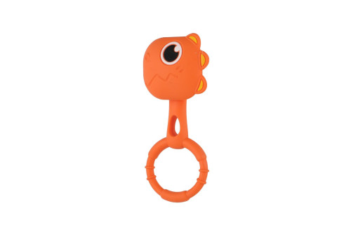 Chrastíček dino 2ks silikon 13 x 5 cm Babyted