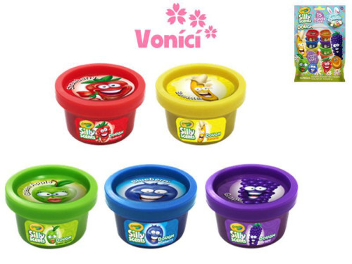 Crayola hmota tvarovací 28 g vonící v kelímku 15 ks