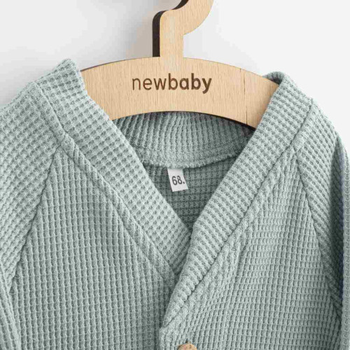 Kojenecký kabátek na knoflíky New Baby Luxury clothing Oliver šedý