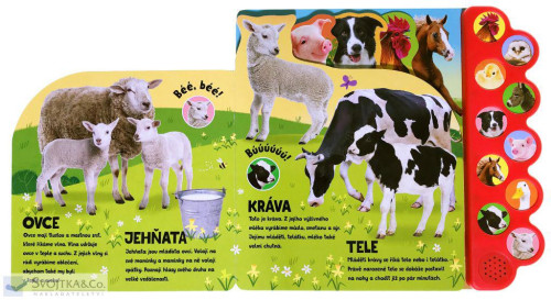 Búú! Kva-kva! Chro-chro! Poslechněte si zvířata z farmy!