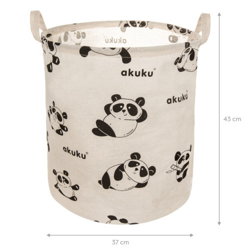 Skládací koš na hračky - Panda Akuku