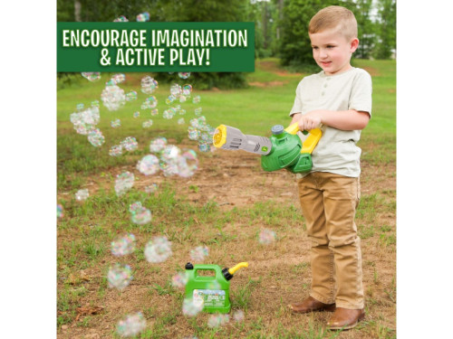 Dětský bublifukový foukač listí John Deere Kids