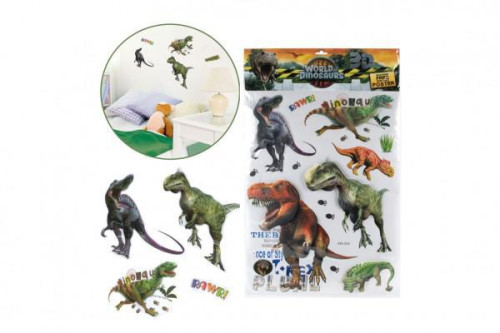Samolepky na zeď dinosaurus XXL 3D