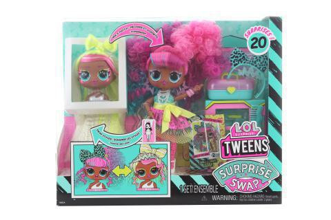L.O.L. Surprise! Swap Tweens panenka a mini Tweens česací hlava - Cora